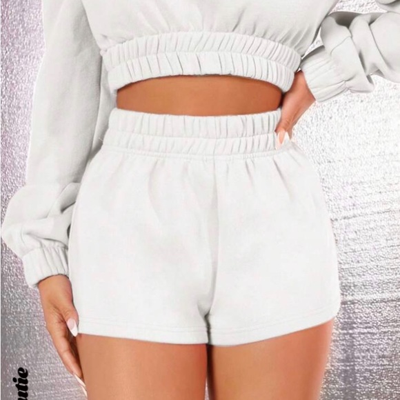 White Lounge cotton shorts - Size S SHEIN - Picture 4 of 4
